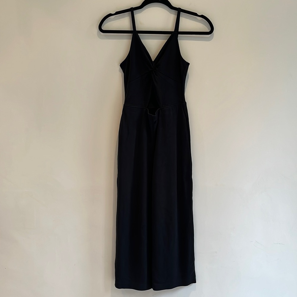 Women’s black Hollister cropped cotton jumpsuit size xs